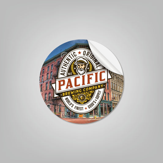 4" Diameter - Circle Sticker