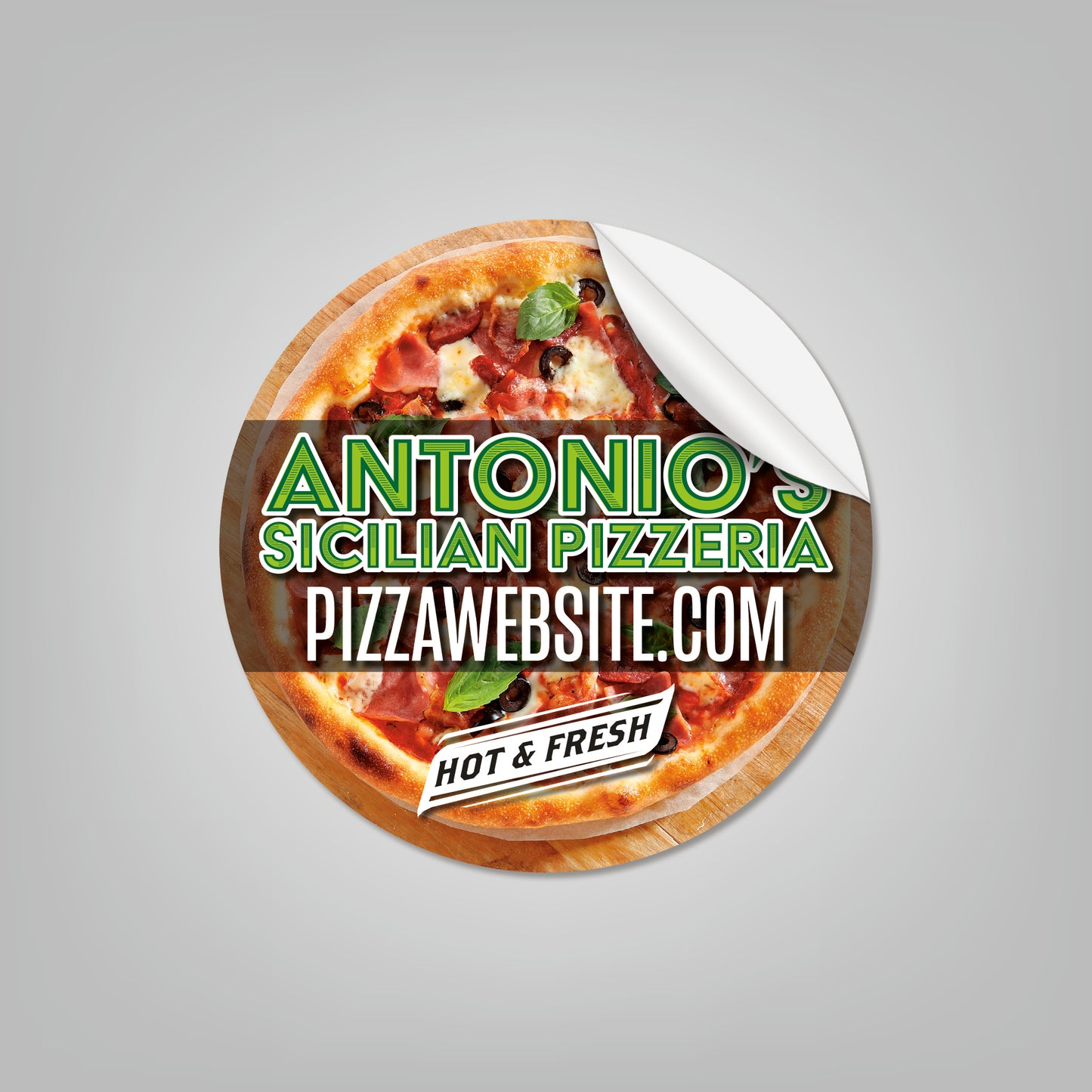 5.5" Diameter - Circle Sticker