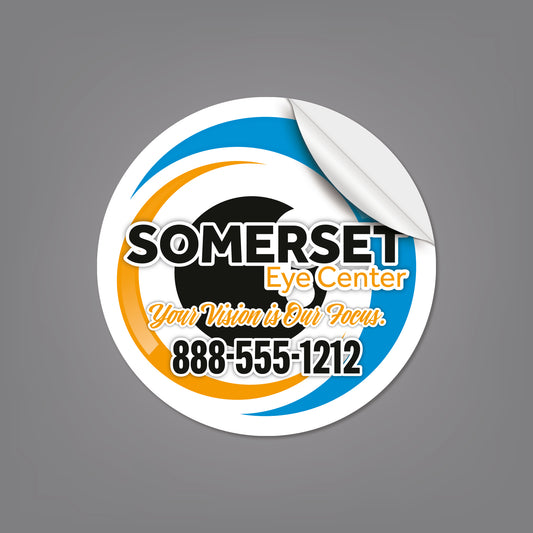 6.5" Diameter - Circle Sticker