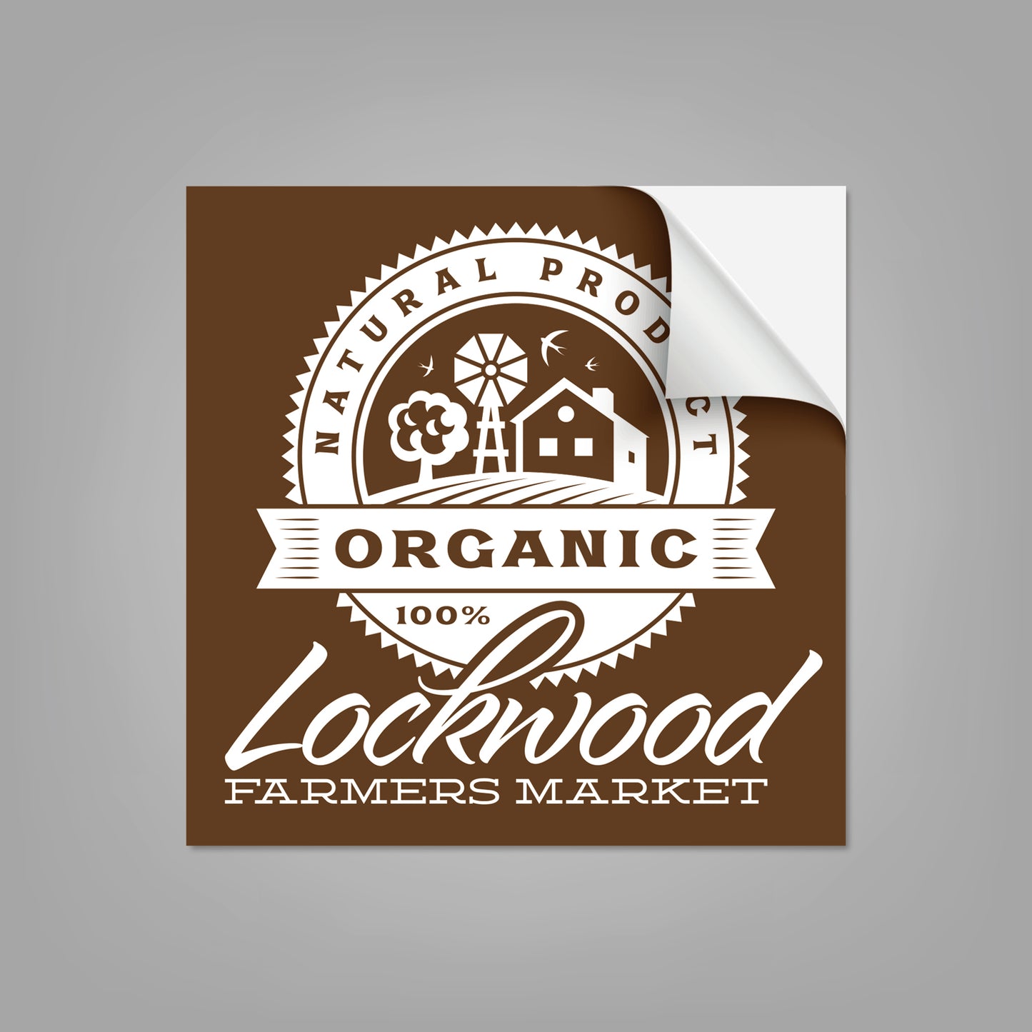 6.5" x 6.5" - Square Sticker