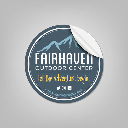 6" Diameter - Circle Sticker