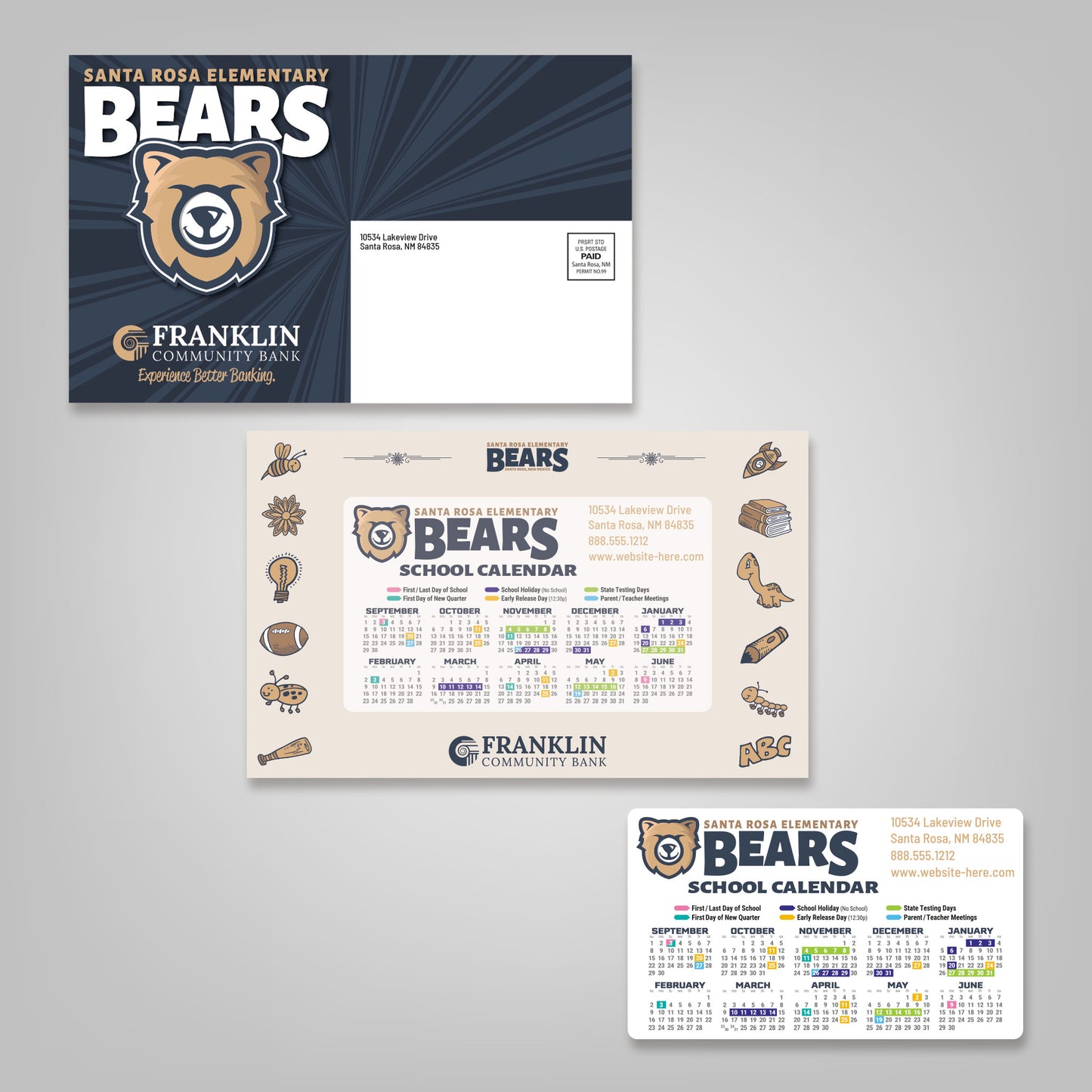 School Magna-Peel Postcard - 8.5x5.25 - with 3.5x6 Magnet