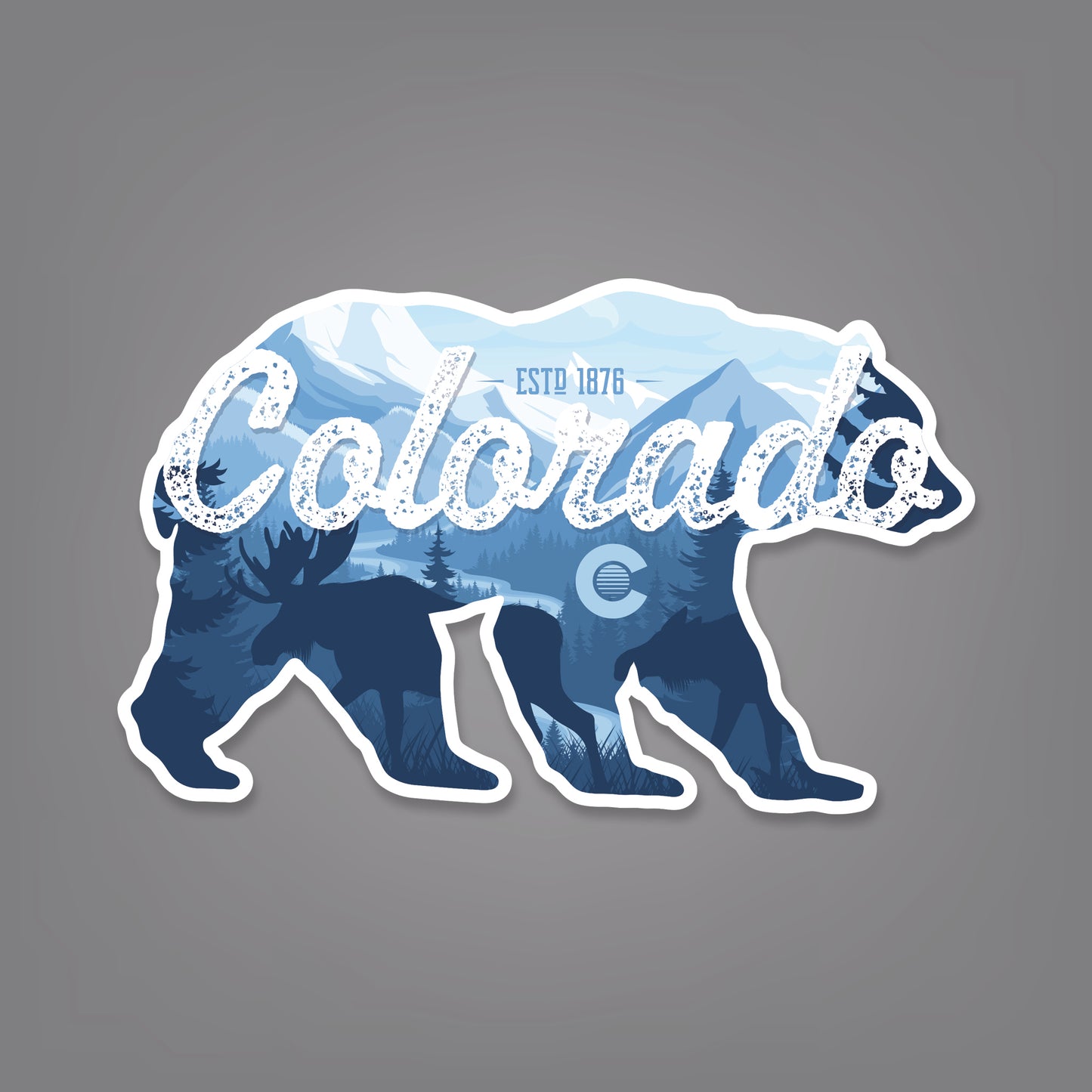 Bear - 4" x 2.5" Sticker