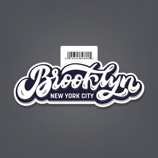 Brooklyn - 5.25" x 1.875" Sticker