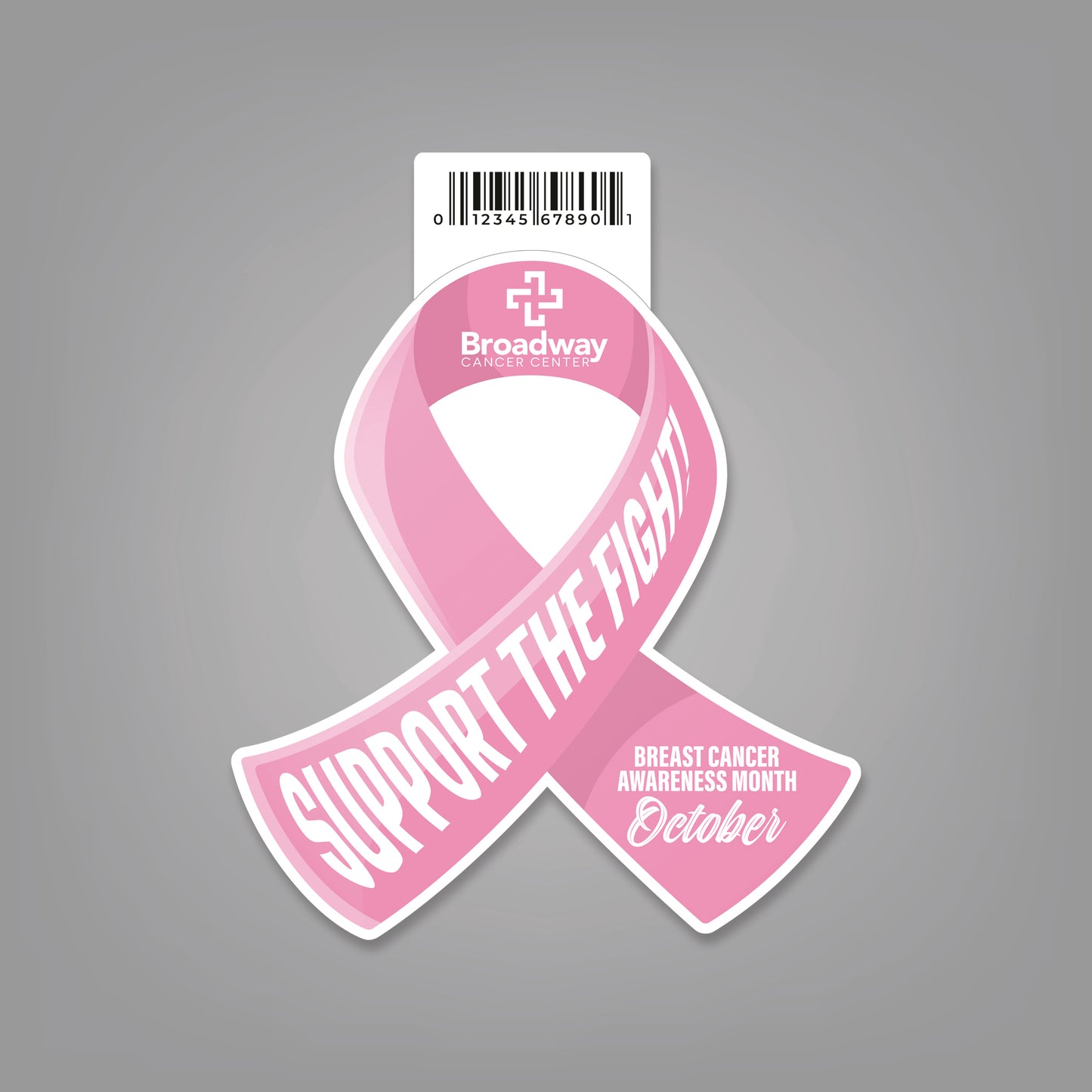 Ribbon - 4" x 4.375" Sticker