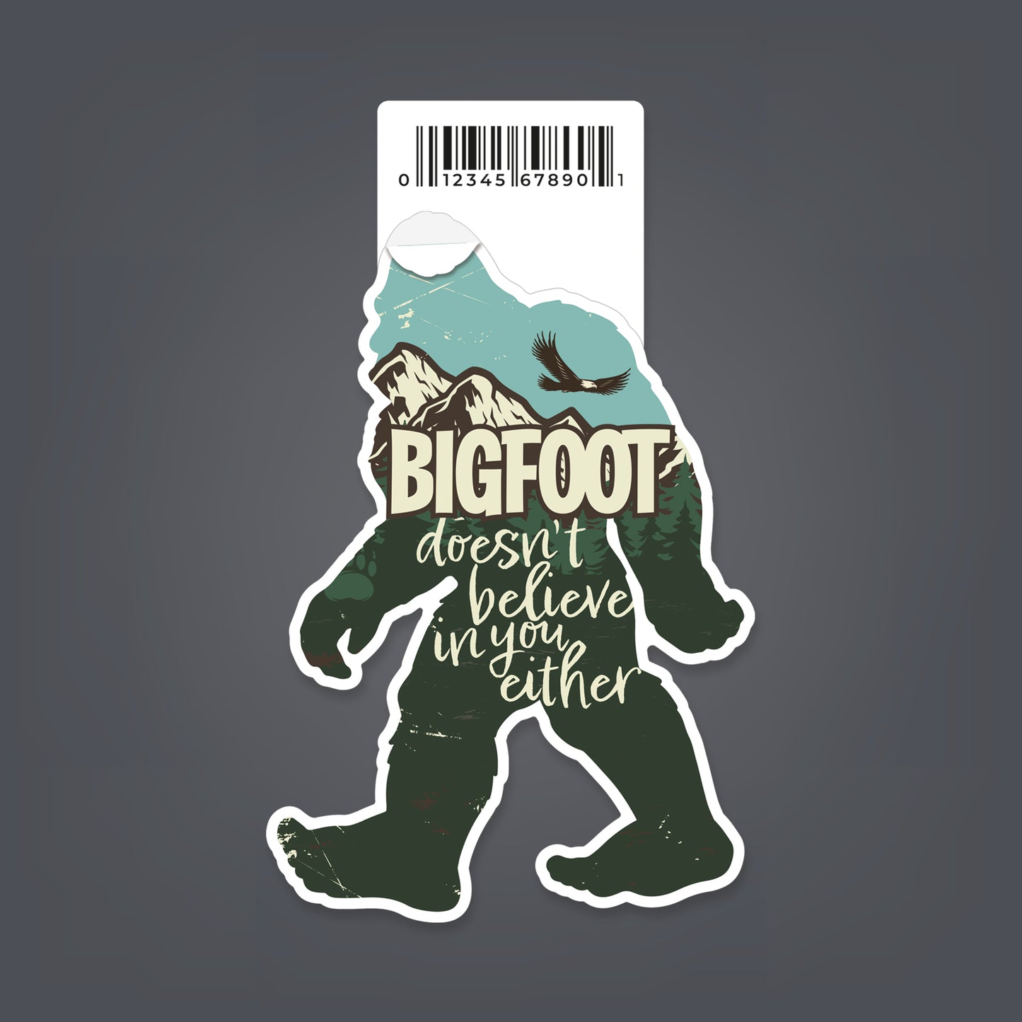 Sasquatch - 2.75"x4" Sticker