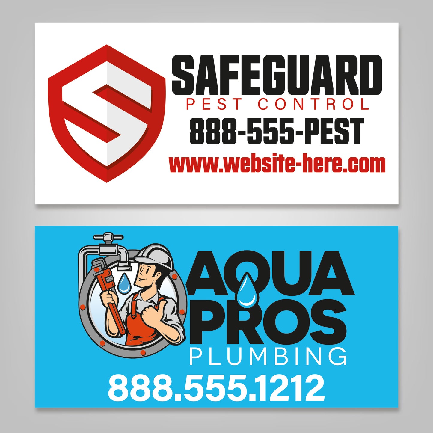 Magnetic Car/Truck/Auto/Vehicle Signs - 24x12 Round Corners