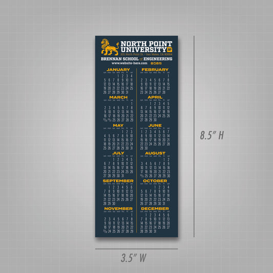 Laminated Card - 3.5" x 8.5"