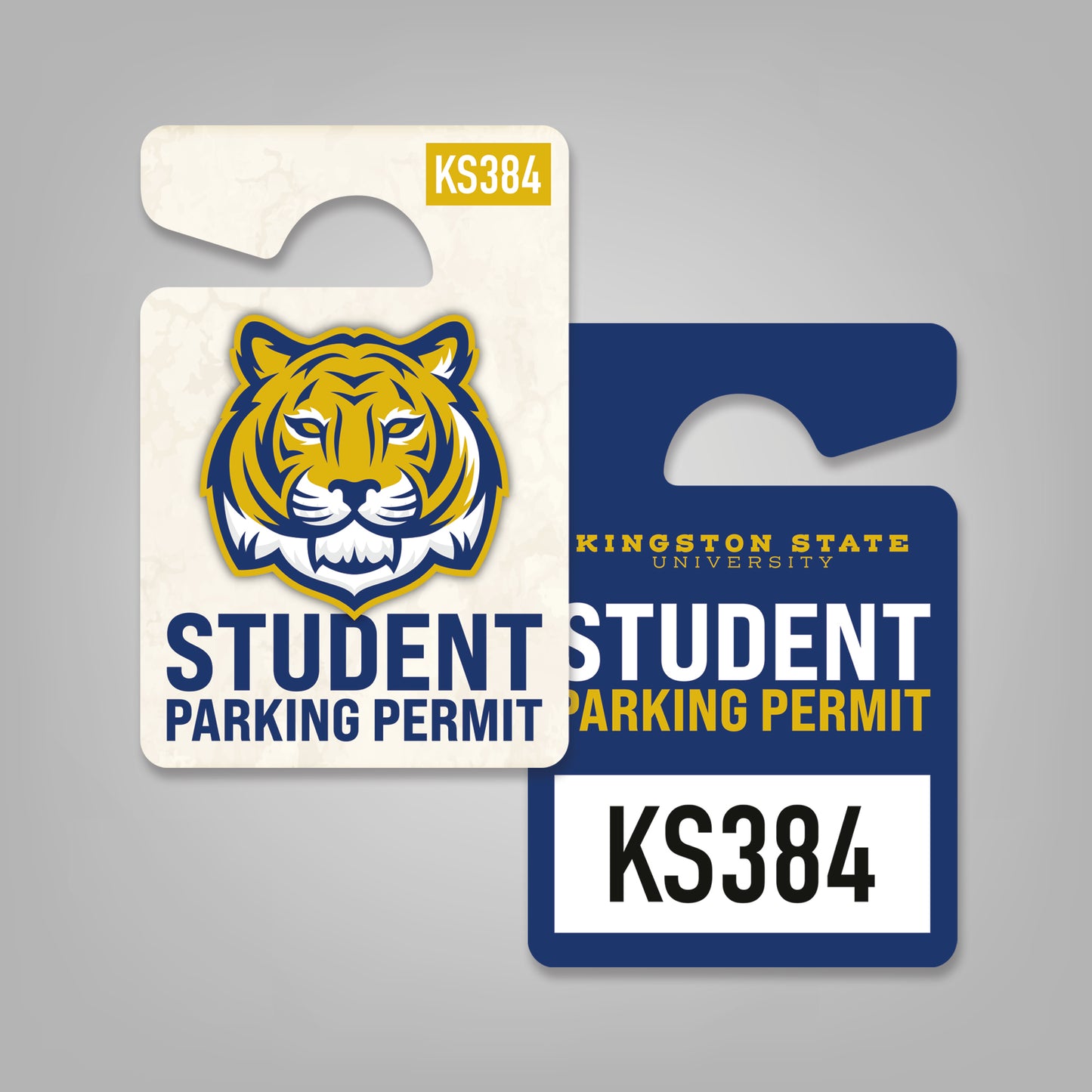 Hang Tag / Parking Permit - 3" x 4.5"