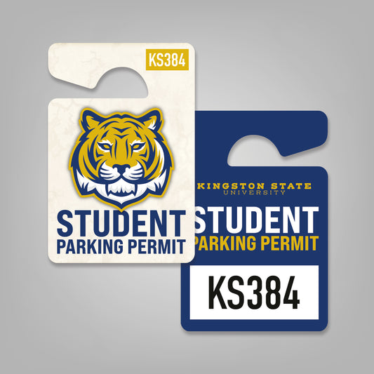 Hang Tag / Parking Permit - 3" x 4.5"