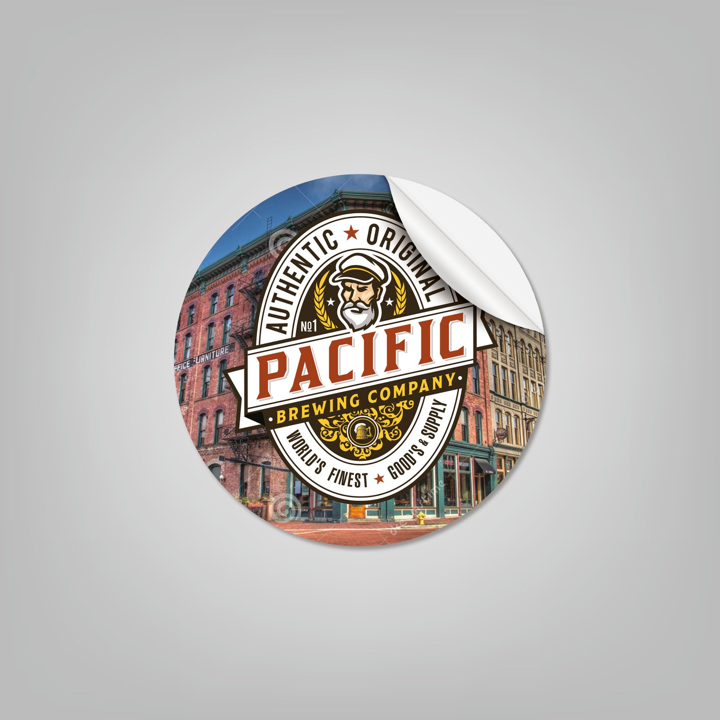 4" Diameter - Circle Sticker