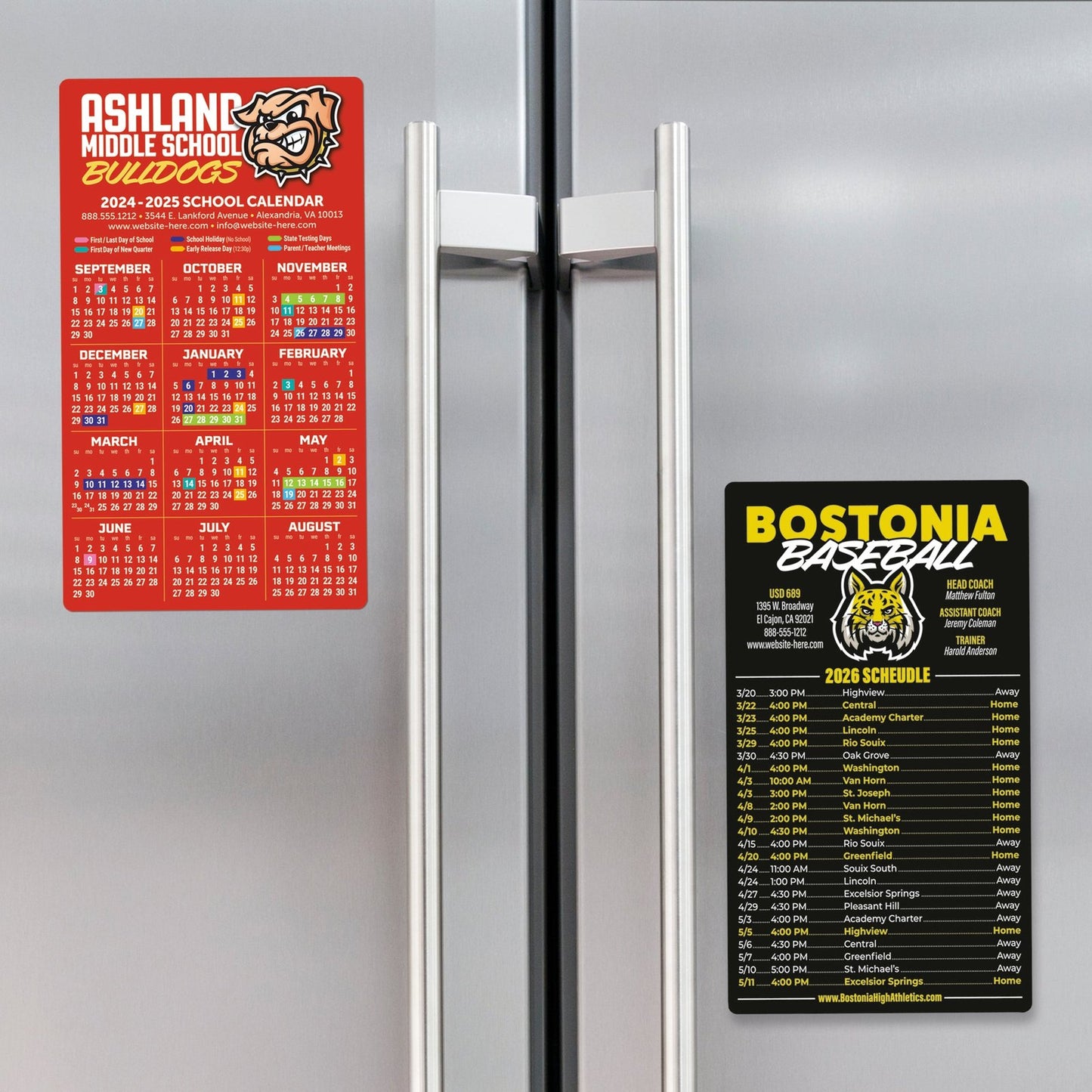 School Calendar Magnet - 4x7 Round Corners (Copy)-testing