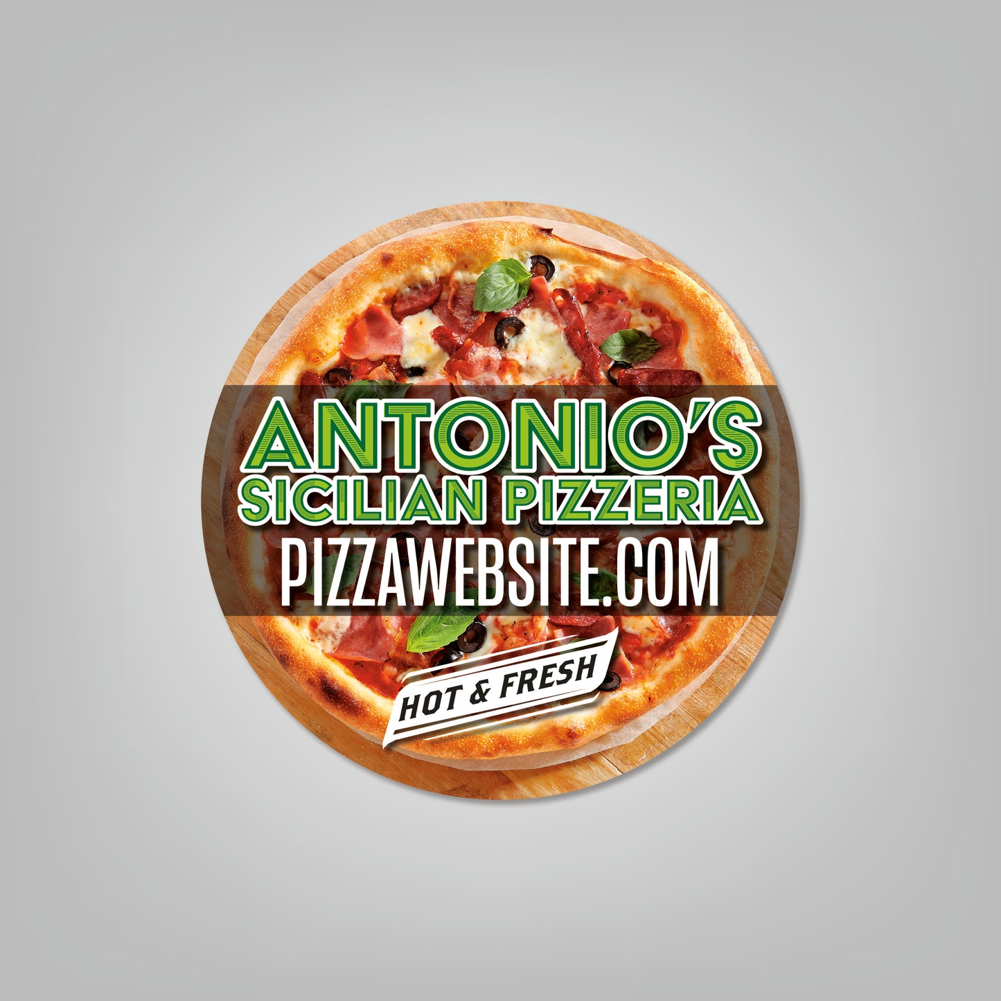 5.5" Diameter - Circle Sticker