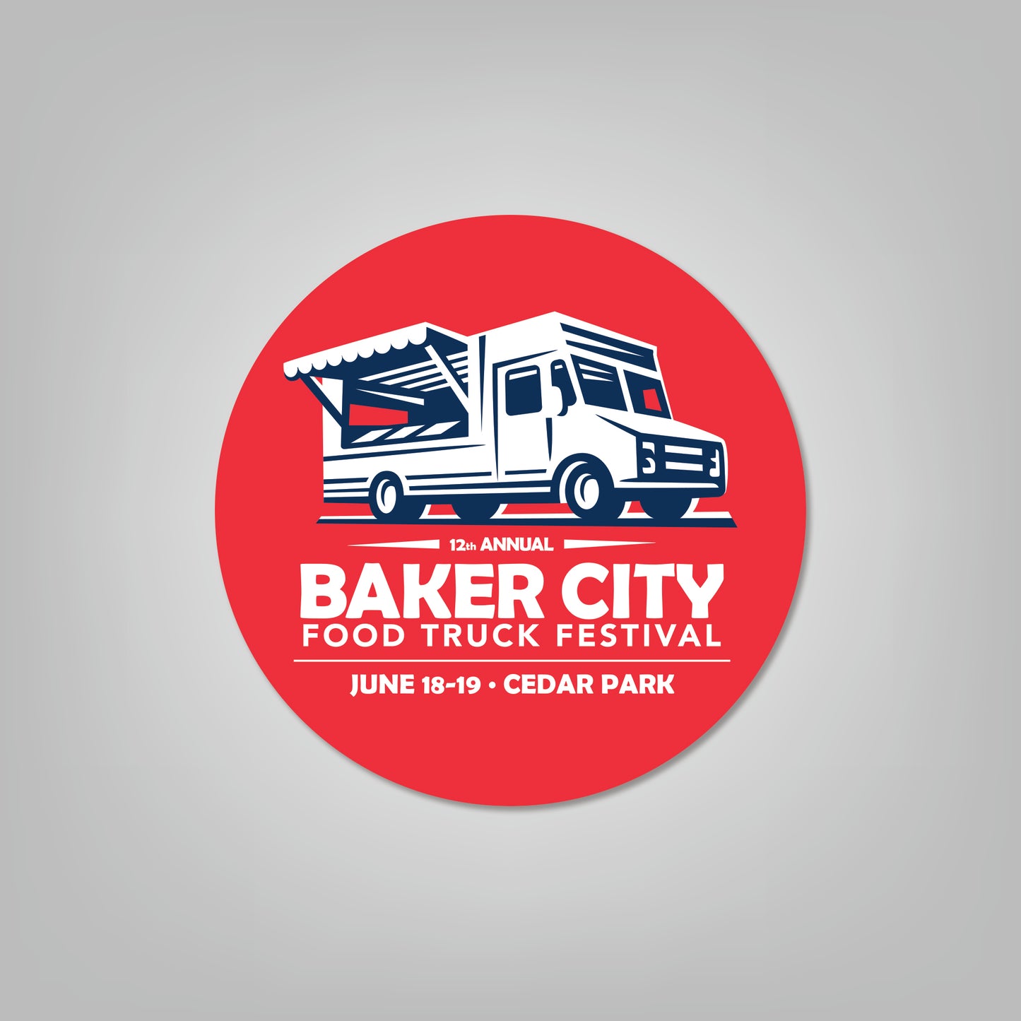 5" Diameter - Circle Sticker