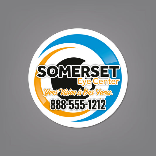 6.5" Diameter - Circle Sticker