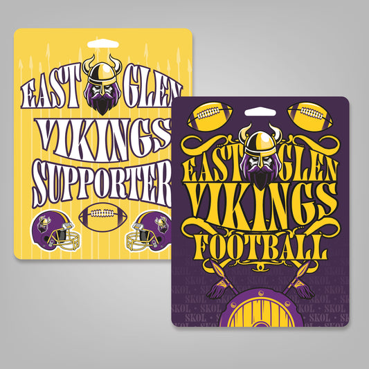 Laminated Card with Hanger Punch - 8.5" x 11"