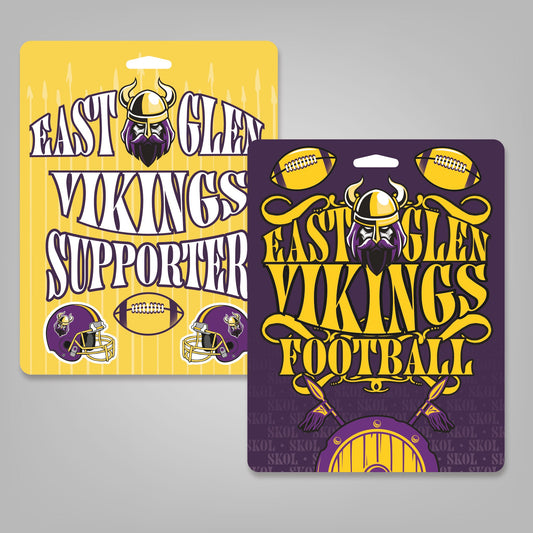 Laminated Card with Hanger Punch - 8.5" x 11"