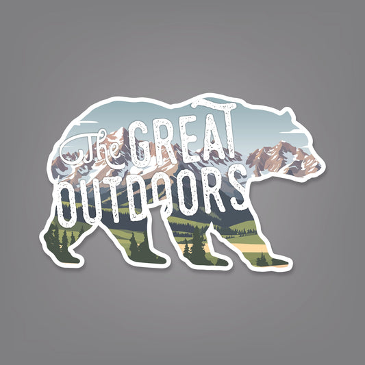 Bear - 4" x 2.5" Sticker