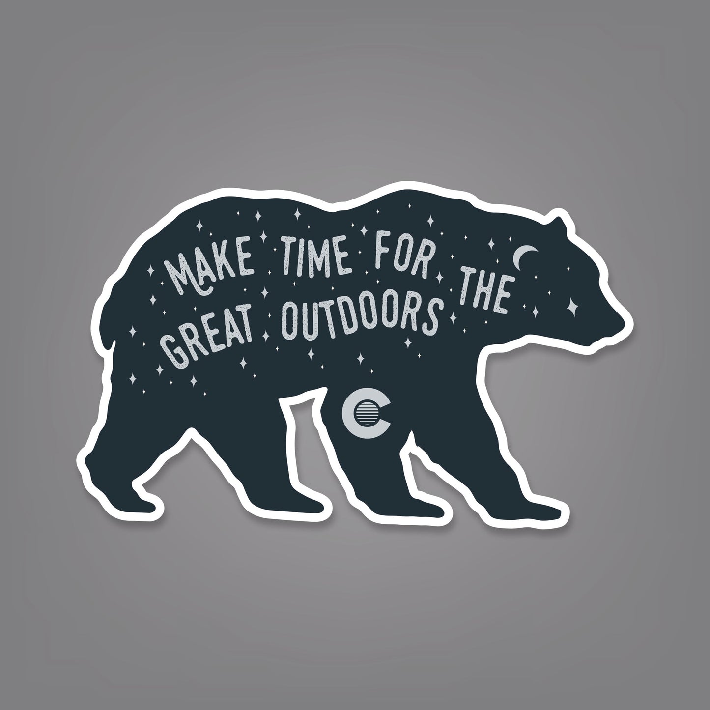 Bear - 4" x 2.5" Sticker