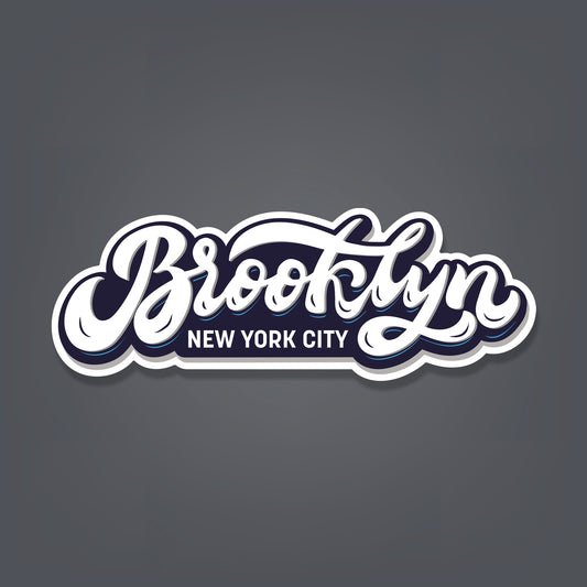 Brooklyn - 5.25" x 1.875" Sticker