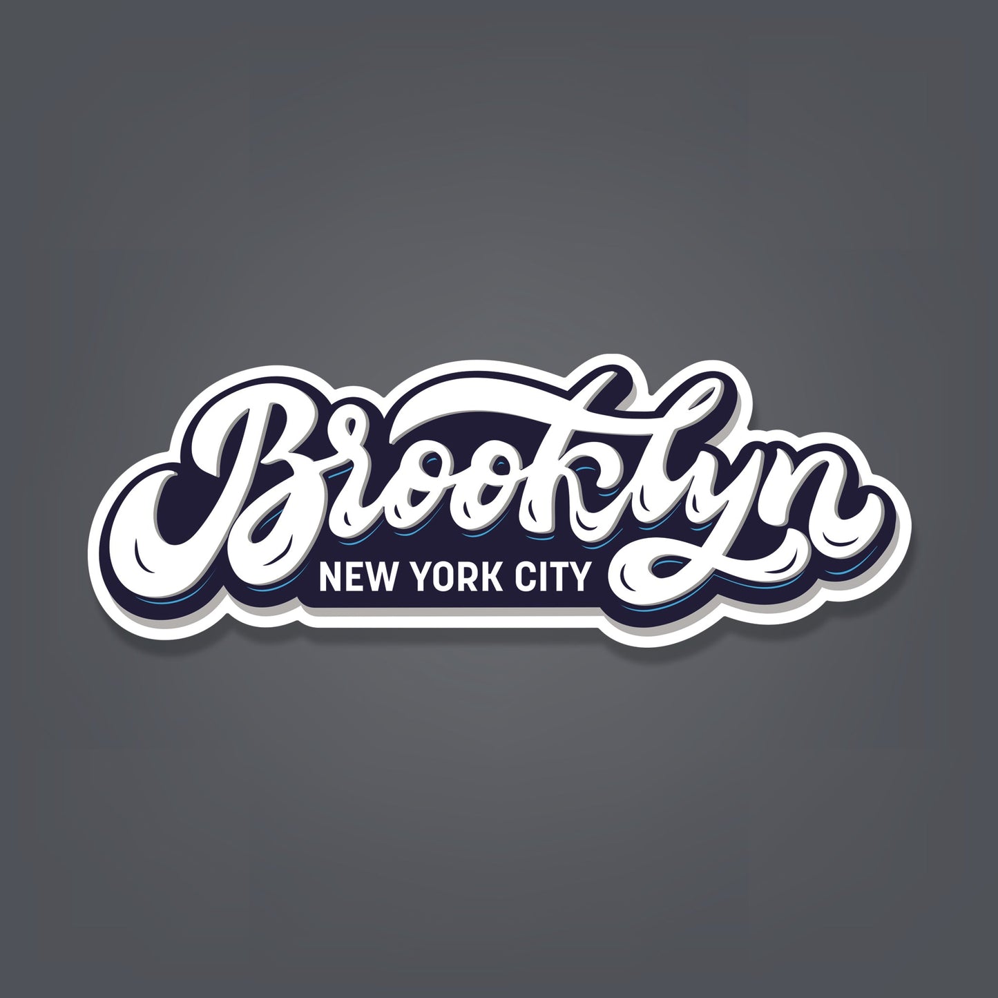 Brooklyn - 5.25" x 1.875" Sticker