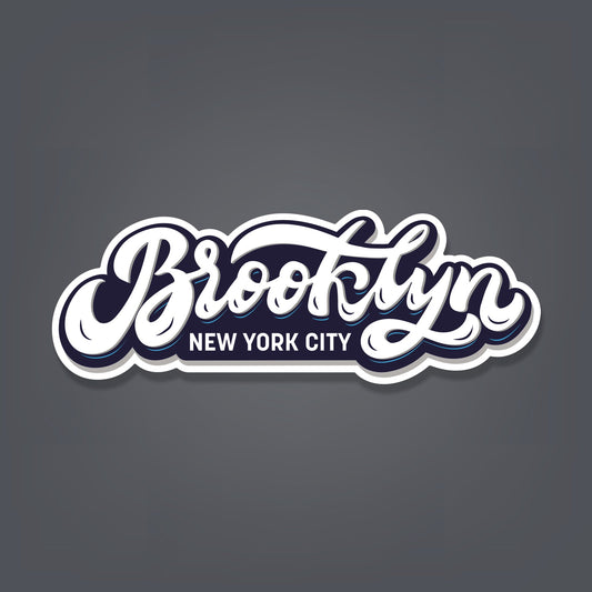Brooklyn - 5.25" x 1.875" Sticker