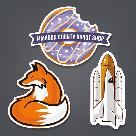 Custom Shape Stickers