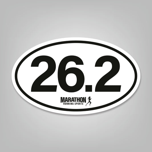 Marathon (26.2) - 5" x 3" Oval Sticker