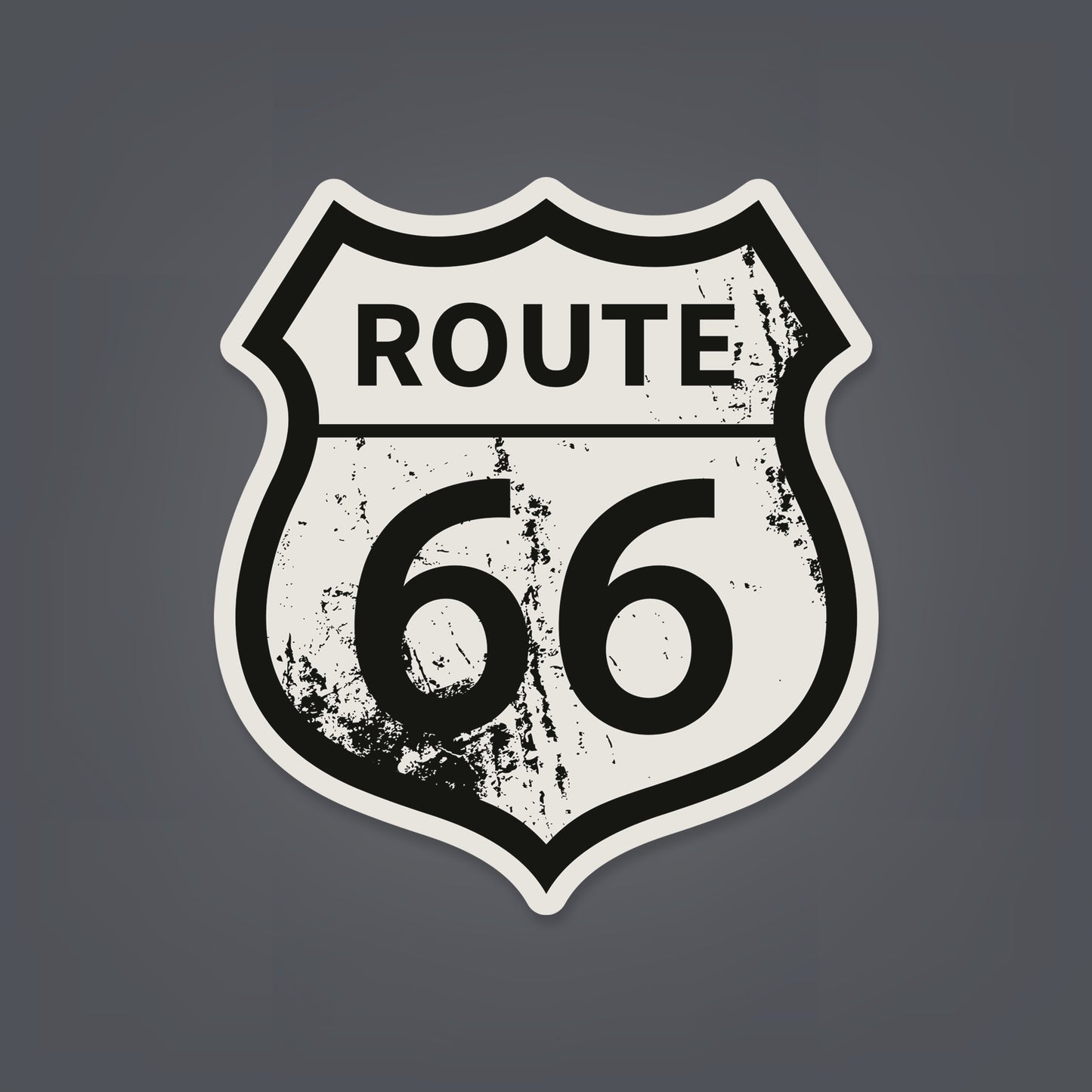 Route 66 - 2.25" x 2.5" Sticker