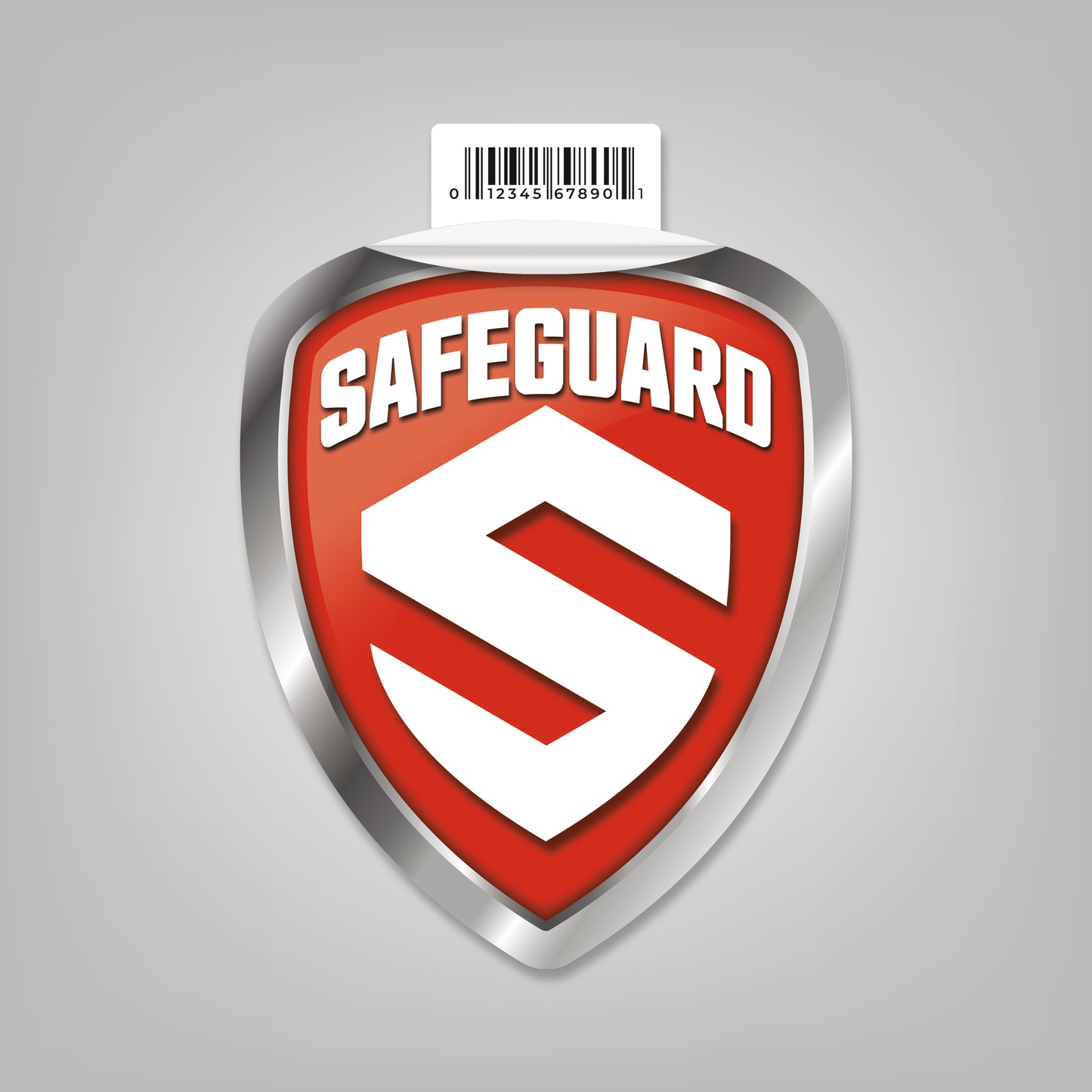 Shield - 4" x 4.9" Sticker